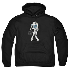 AN OFFCIALLY LICENSED BETTY BOOP VEGAS BABY ADULT UNISEX PULLOVER HOODIE BLACK