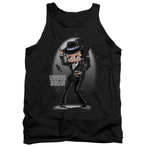 AN OFFCIALLY LICENSED BETTY BOOP VEGAS BABY ADULT UNISEX TANK TOP BLACK