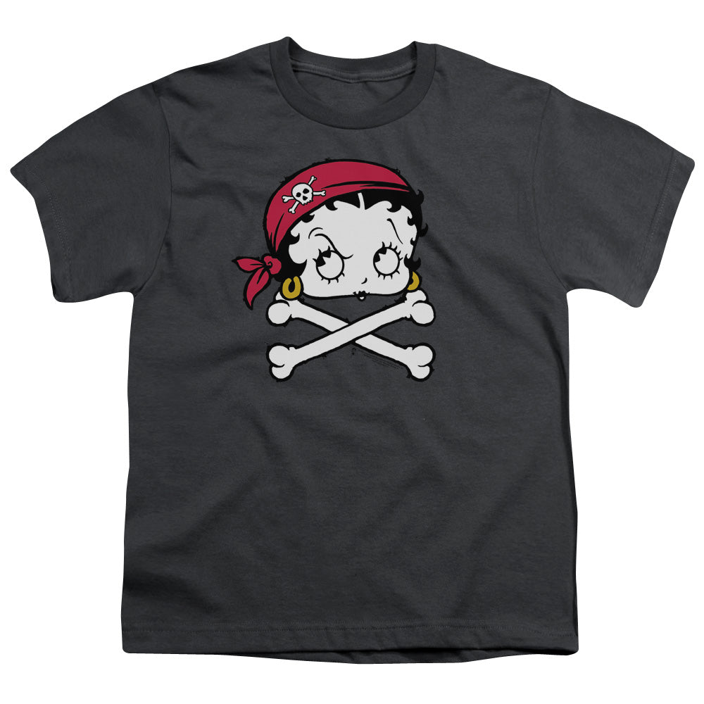 Betty Boop Pirate Licensed Kid's T-Shirt (Ages 4-7) XS-XL