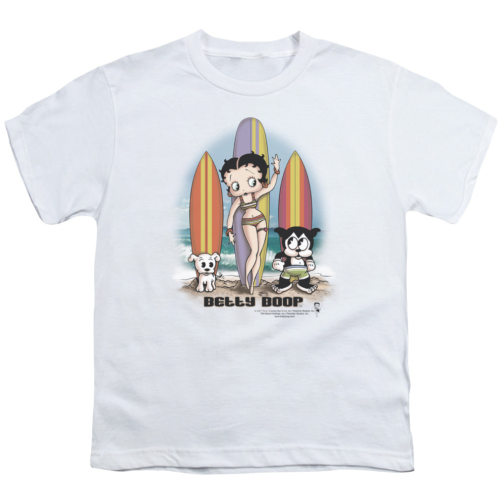 Betty Boop Surfers Licensed Kid's T-Shirt (Ages 4-7) SM-XL