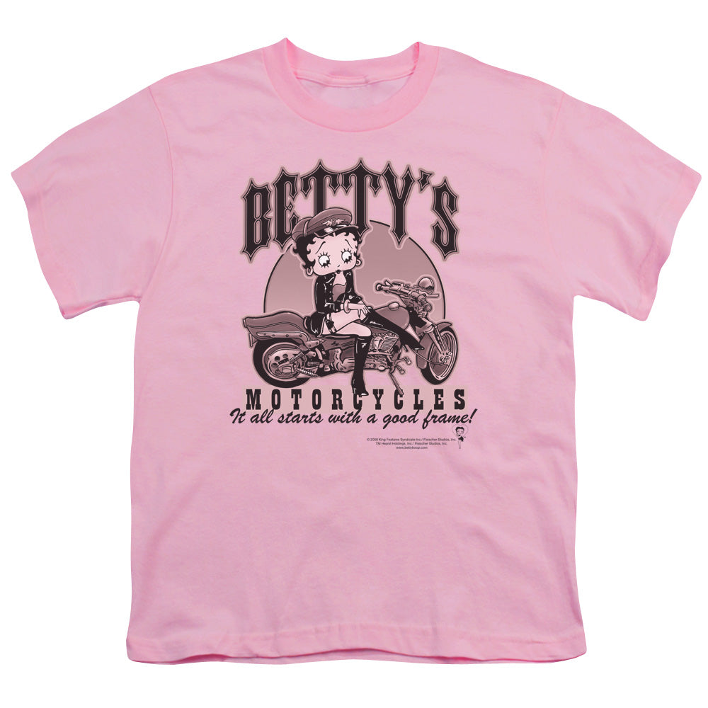 Betty Boop Bettys Motorcycles Licensed Kid's T-Shirt (Ages 4-7) SM-XL