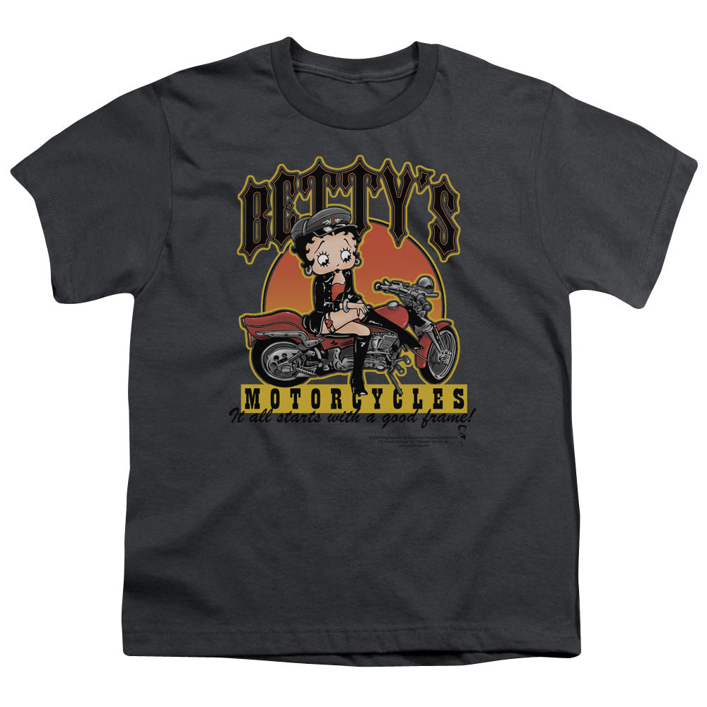 Betty Boop Bettys Motorcycles Licensed Kid's T-Shirt (Ages 4-7) SM-XL