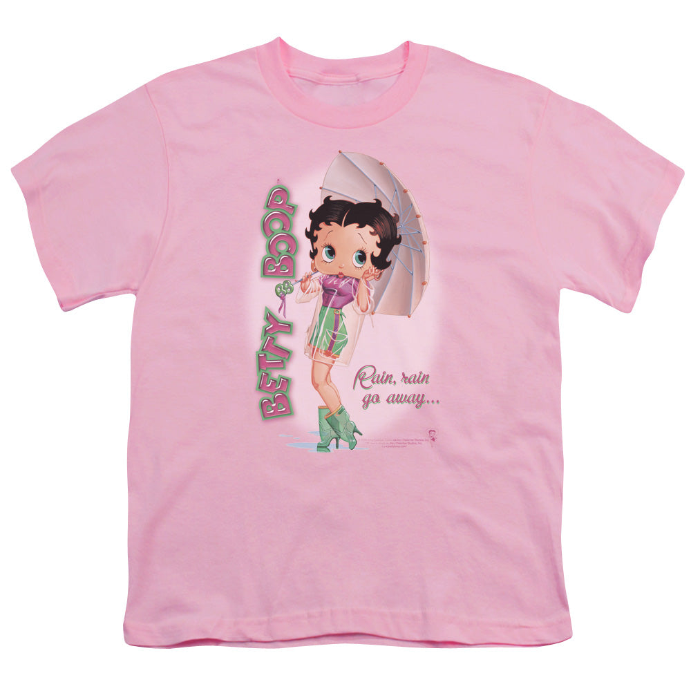 Betty Boop Rain Rain Go Away Licensed Kid's T-Shirt (Ages 4-7) SM-XL