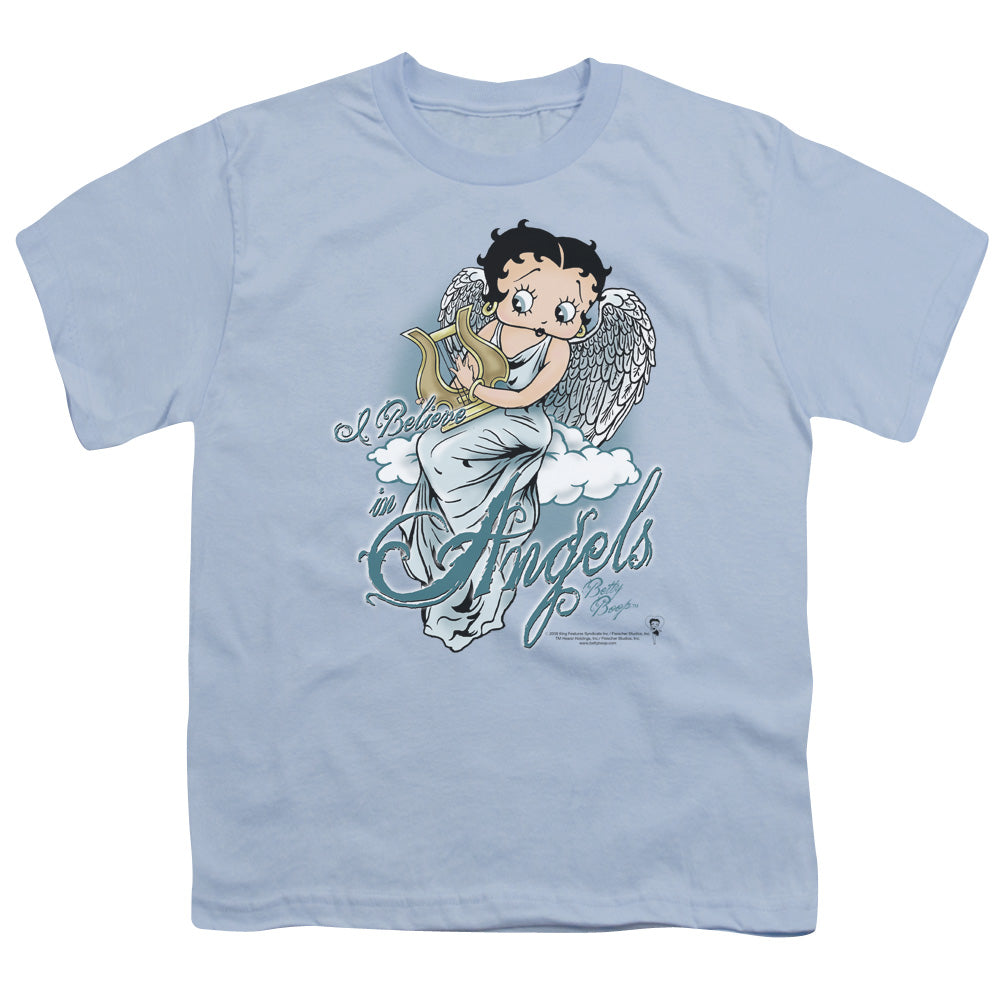 Betty Boop I Believe In Angels Licensed Kid's T-Shirt (Ages 4-7) SM-XL