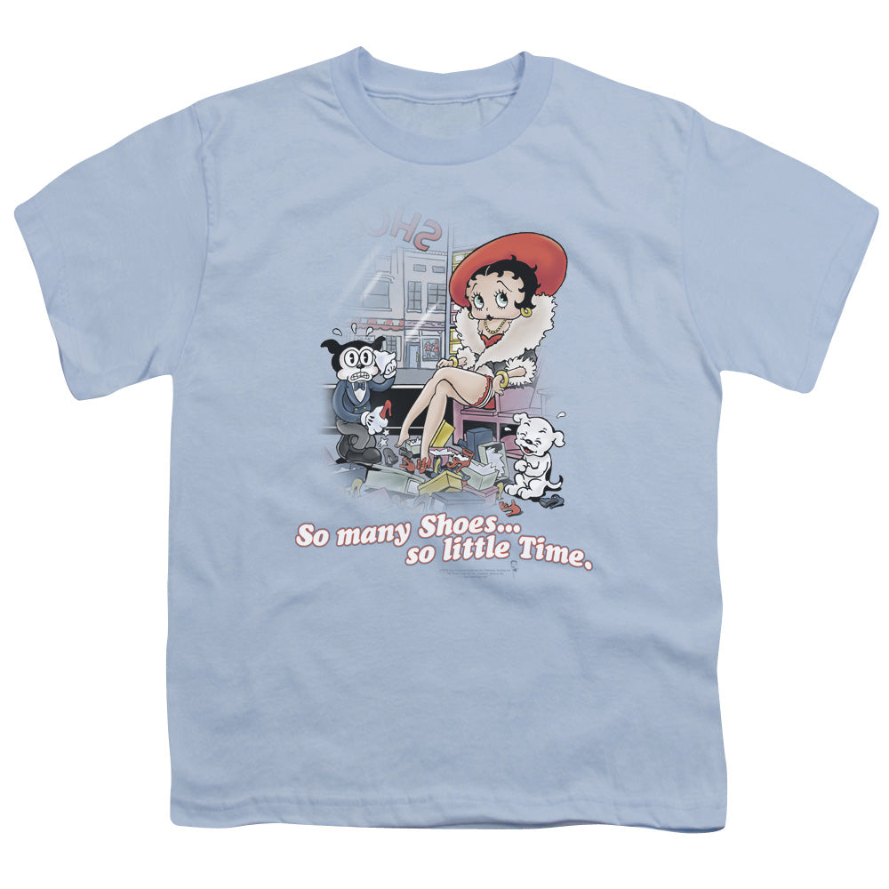 Betty Boop So Many Shoes Licensed Kid's T-Shirt (Ages 4-7) SM-XL