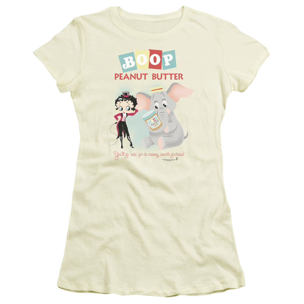 Betty Boop Boop Peanut Butter Licensed Women's T-Shirt Juniors LG