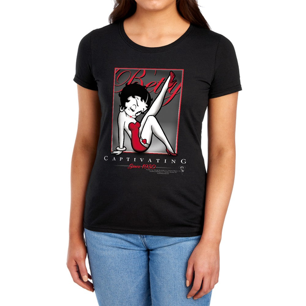 Betty Boop Captivating Licensed Women's T-Shirt Regular Fit SM-2X