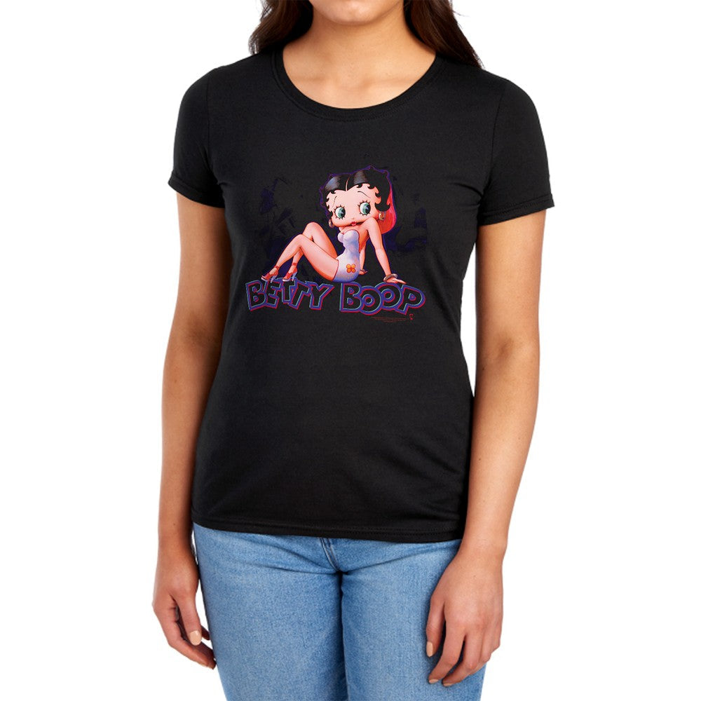 Betty Boop Glowing Licensed Women's T-Shirt Regular Fit LG