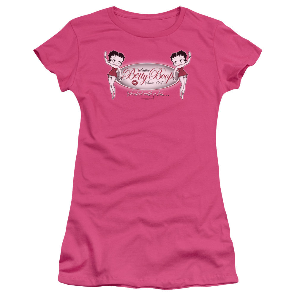 Betty Boop Classic Boop Licensed Women's T-Shirt Juniors MD-LG