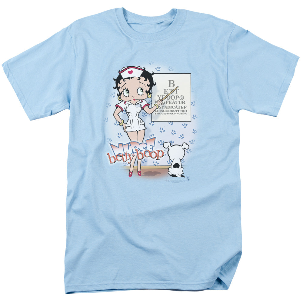 Betty Boop Eyechart Licensed Adult Unisex T-Shirt Regular Fit Tee SM-3X
