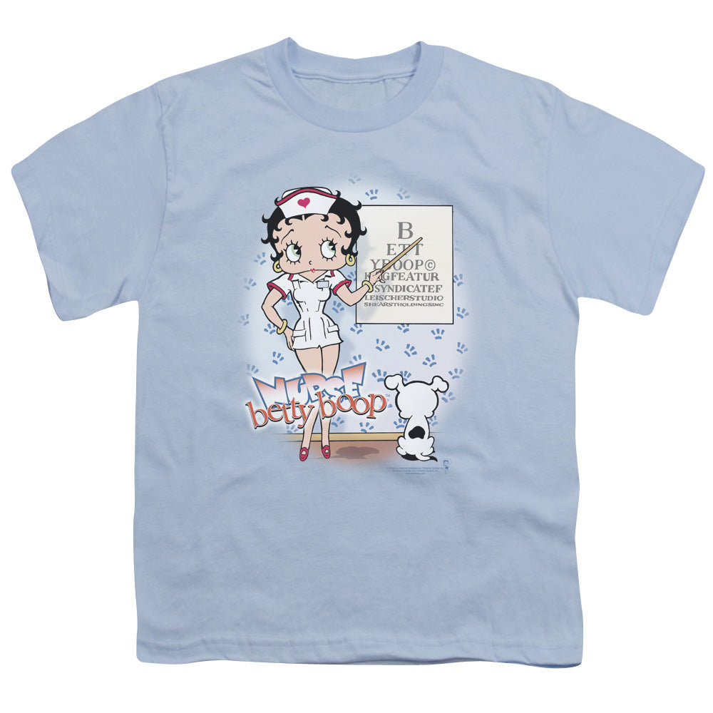 Betty Boop Eyechart Licensed Kid's T-Shirt (Ages 4-7) MD-LG