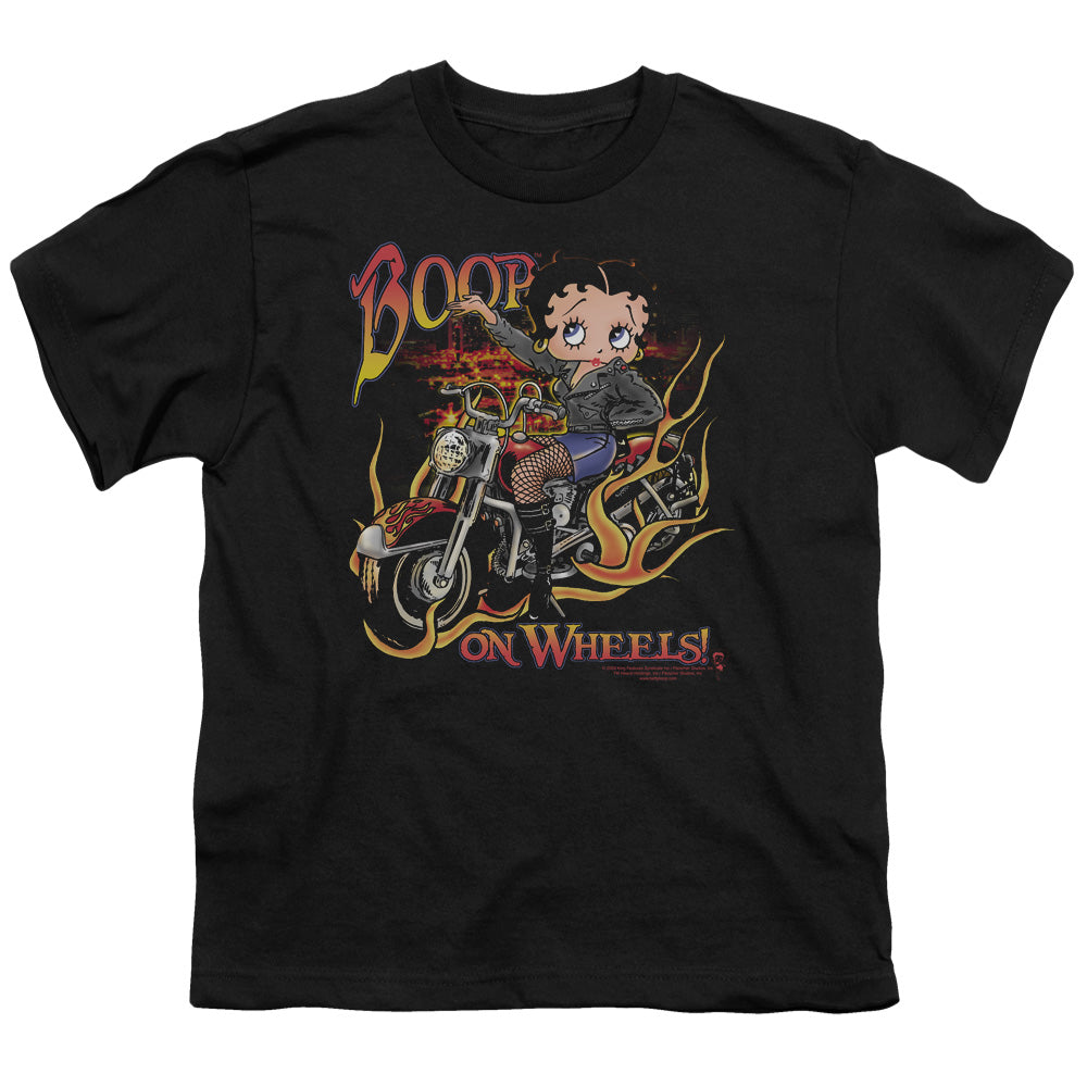 Betty Boop On Wheels Licensed Kid's T-Shirt (Ages 4-7) SM-XL