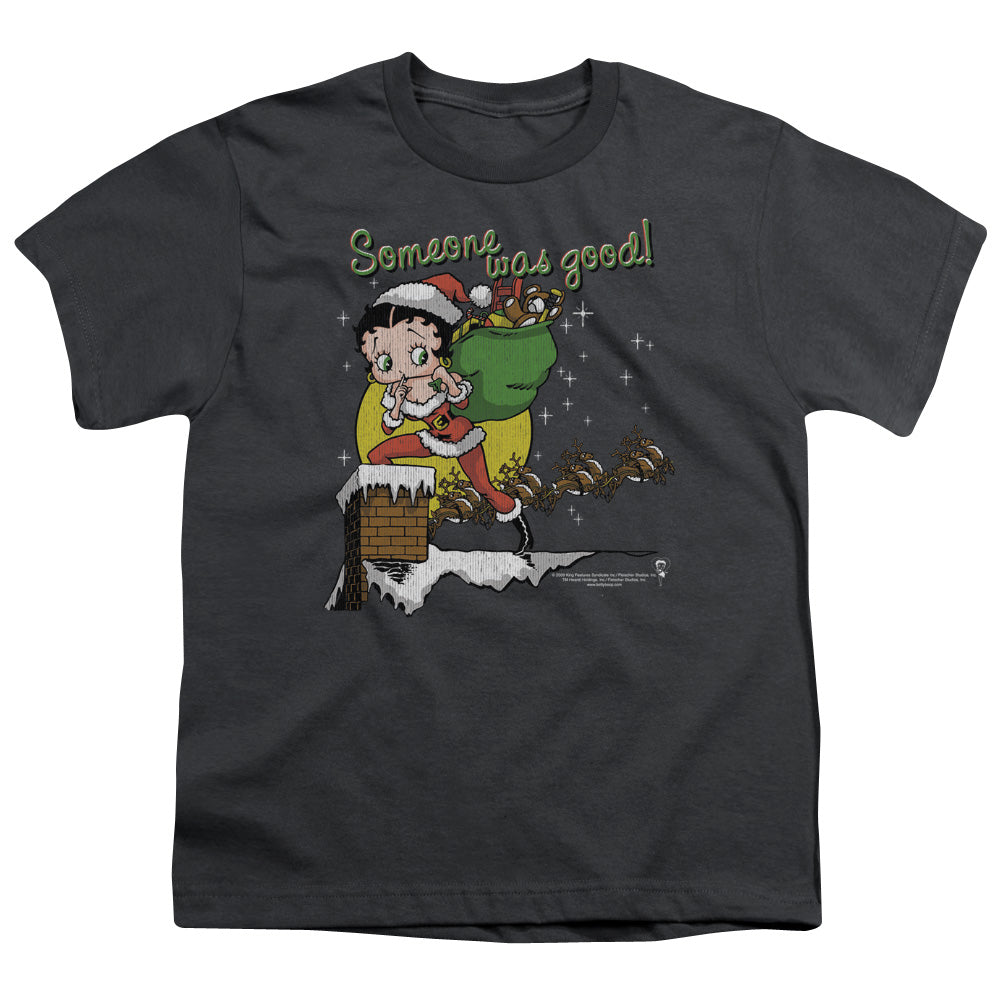 Betty Boop Chimney Licensed Kid's T-Shirt (Ages 4-7) SM