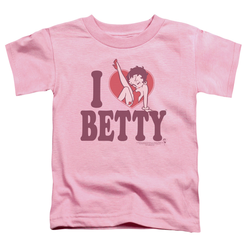 Betty Boop I Heart Betty Licensed Toddler T-Shirt LG