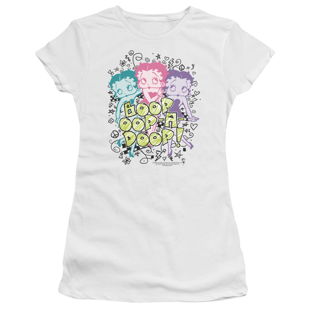 Betty Boop Sketch Licensed Women's T-Shirt Juniors LG