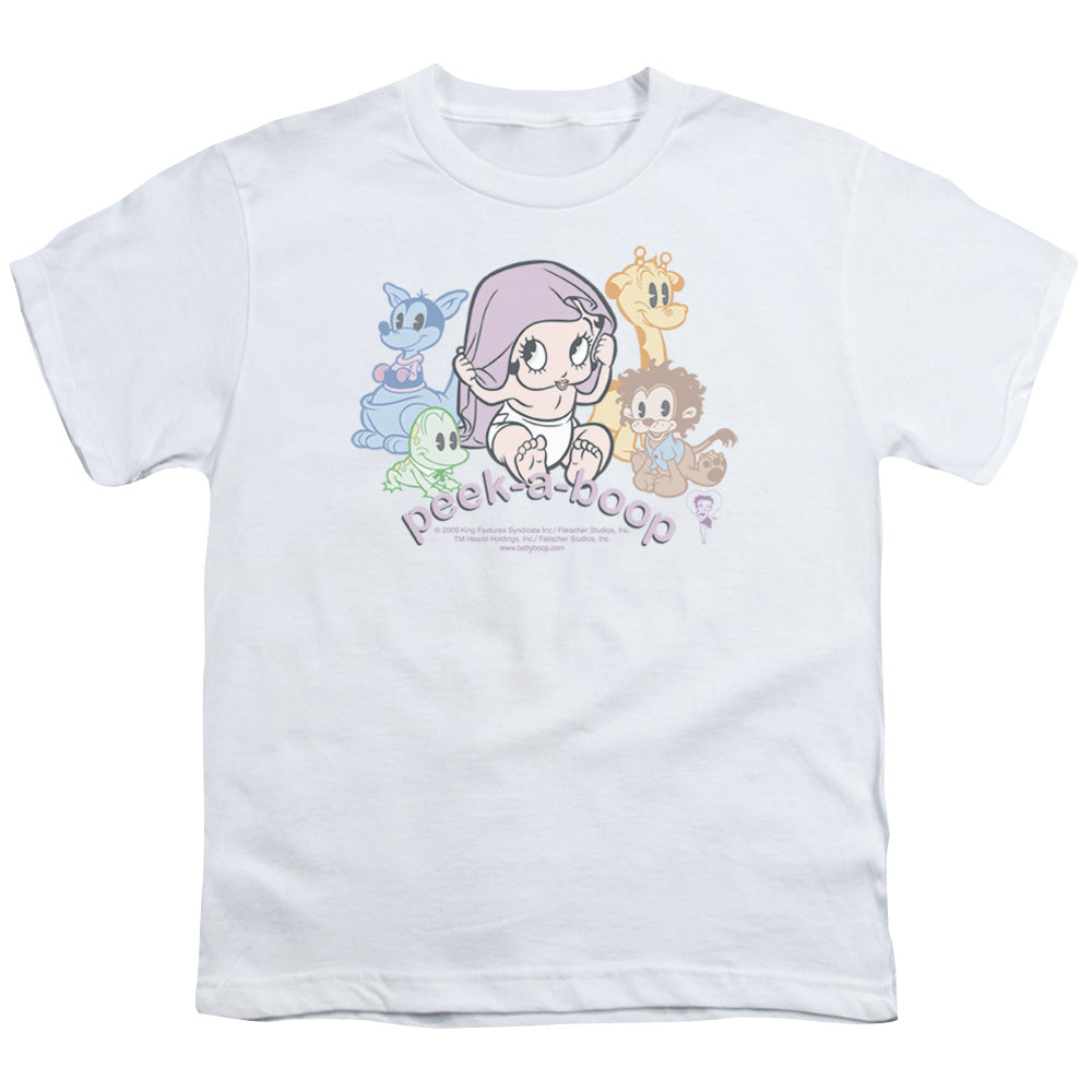 Betty Boop Peek A Boo Licensed Kid's T-Shirt (Ages 4-7) XS-SM