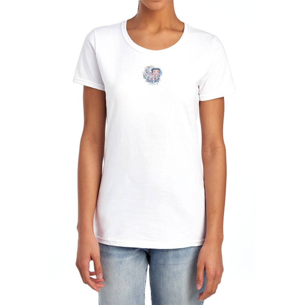 Betty Boop Aloha Licensed Women's T-Shirt Regular Fit SM-MD