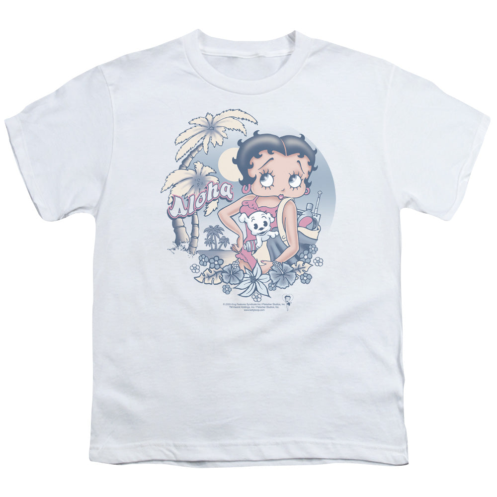 Betty Boop Aloha Licensed Kid's T-Shirt (Ages 4-7) SM-MD
