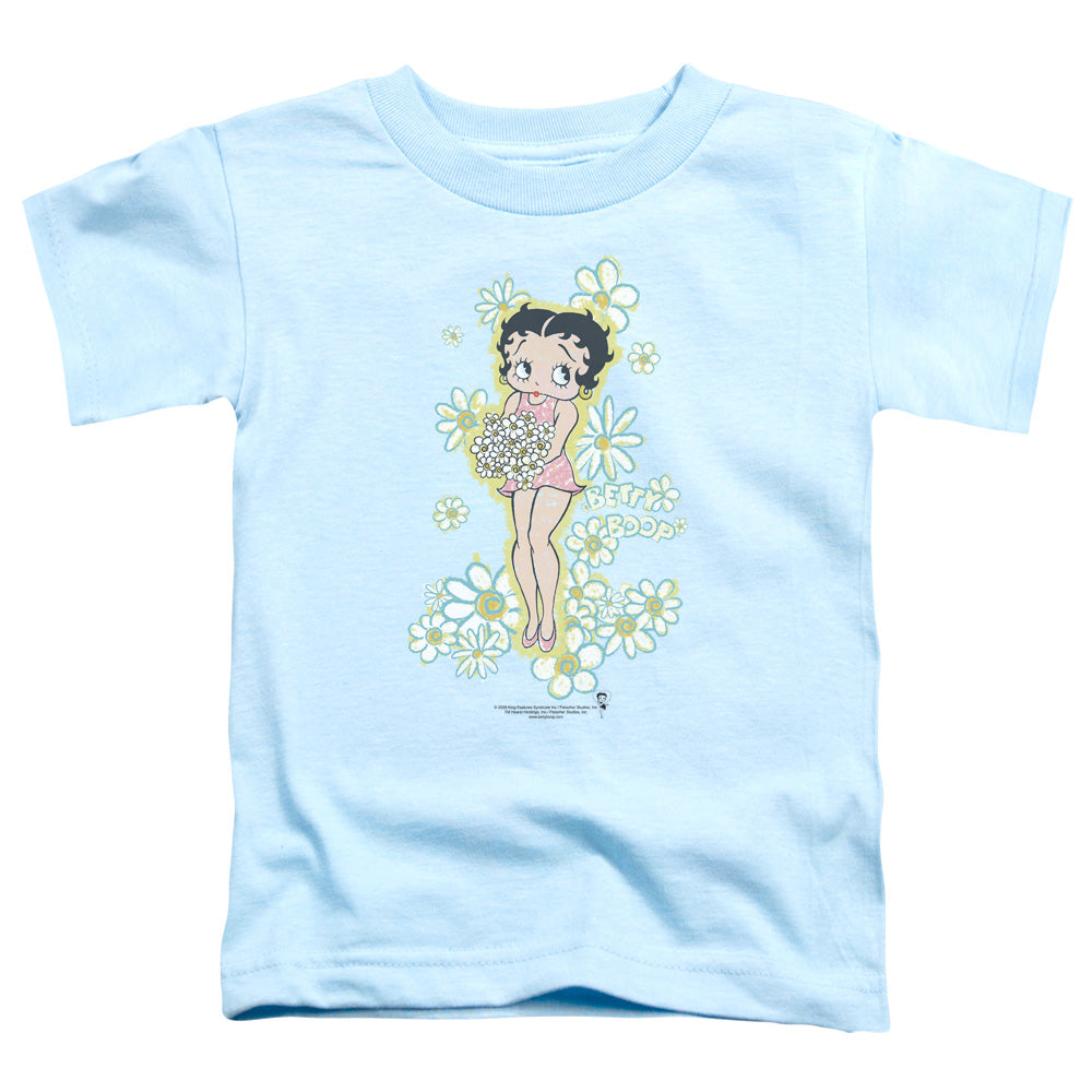 Betty Boop Flowers Licensed Toddler T-Shirt LG