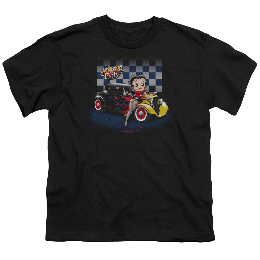 Betty Boop Hot Rod Boop Licensed Kid's T-Shirt (Ages 4-7) SM-LG