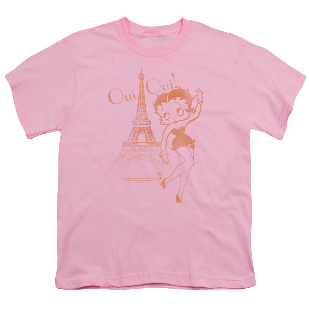 Betty Boop Oui Oui Licensed Kid's T-Shirt (Ages 4-7) SM