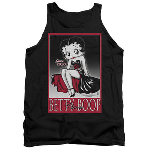 AN OFFCIALLY LICENSED BETTY BOOP CLASSIC ADULT UNISEX TANK TOP BLACK