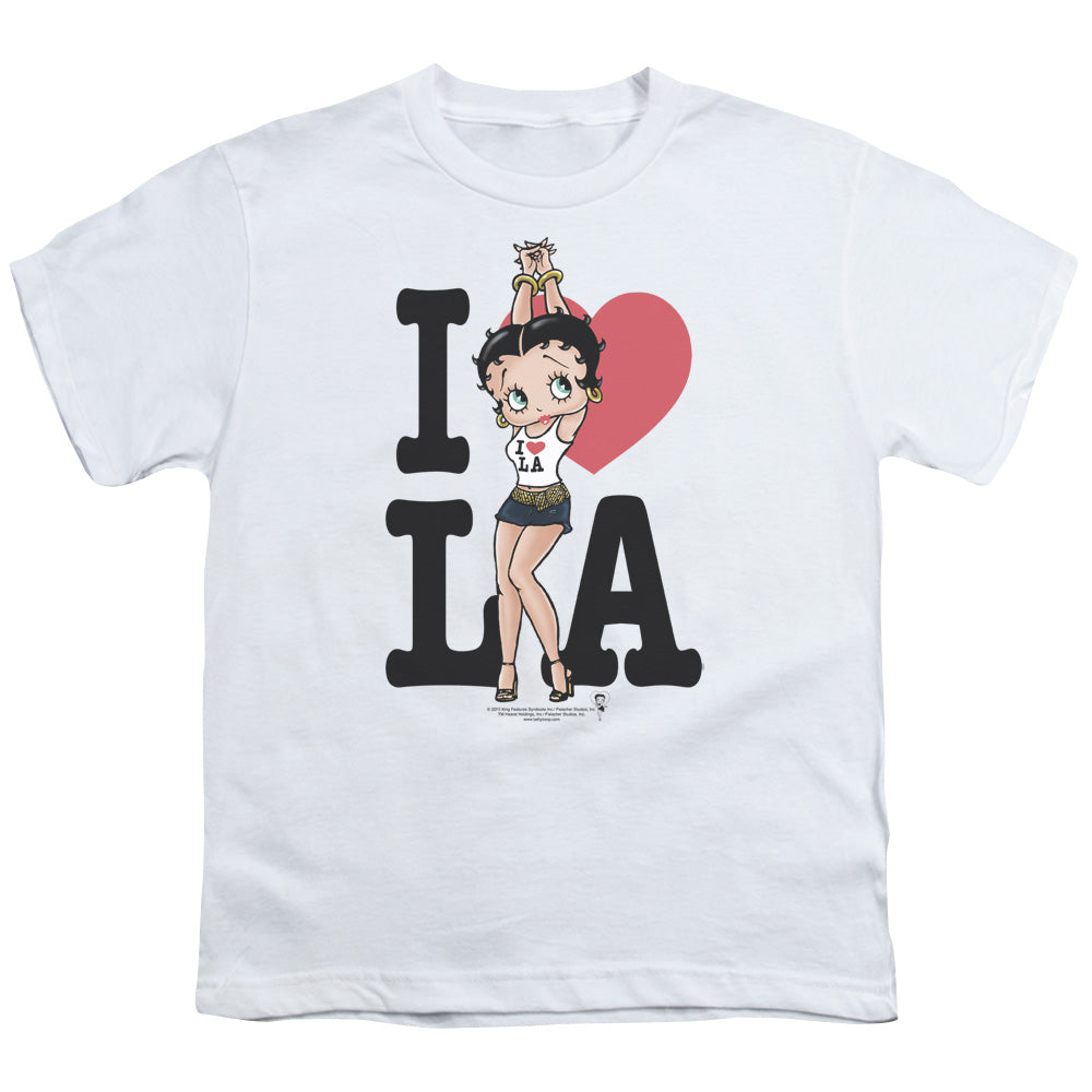 Betty Boop I Heart La Licensed Kid's T-Shirt (Ages 4-7) SM-XL