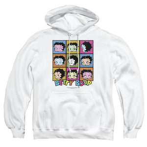 AN OFFCIALLY LICENSED BETTY BOOP SHES GOT THE LOOK ADULT UNISEX PULLOVER HOODIE WHITE