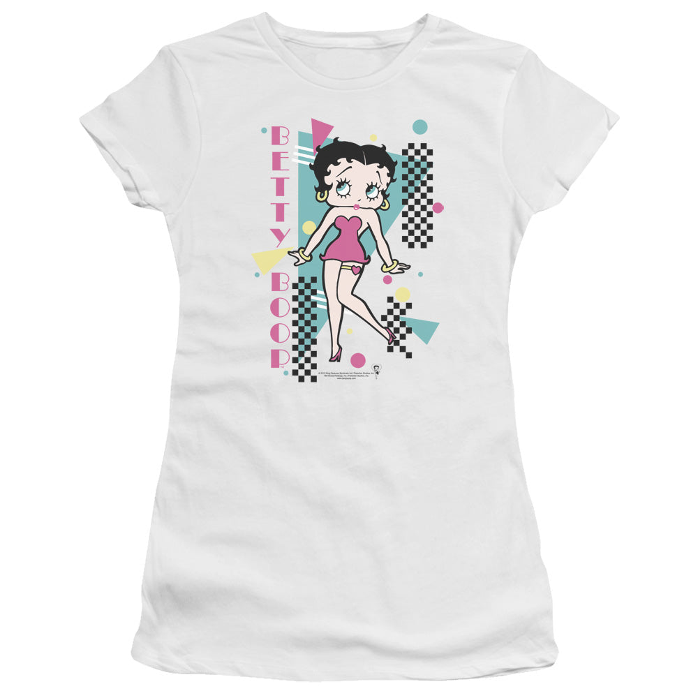 Betty Boop Booping 80S Style Licensed Women's T-Shirt Juniors LG