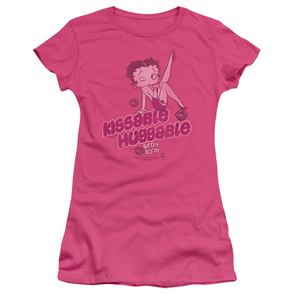 Betty Boop Kissable Huggable Licensed Women's T-Shirt Juniors MD-LG