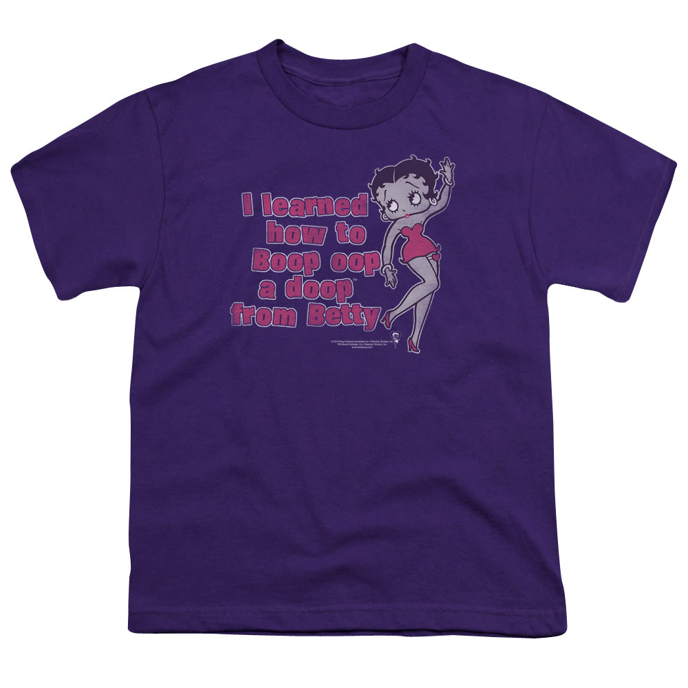 Betty Boop Learned From Betty Licensed Kid's T-Shirt (Ages 4-7) SM