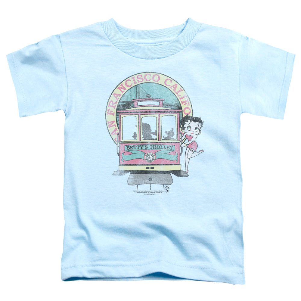 Betty Boop Bettys Trolley Licensed Toddler T-Shirt LG