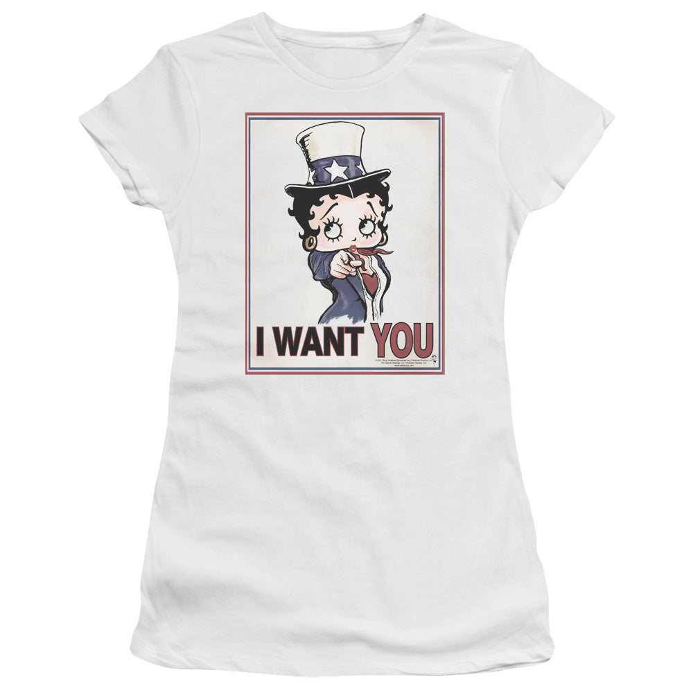 Betty Boop Auntie Boop Licensed Women's T-Shirt Juniors LG
