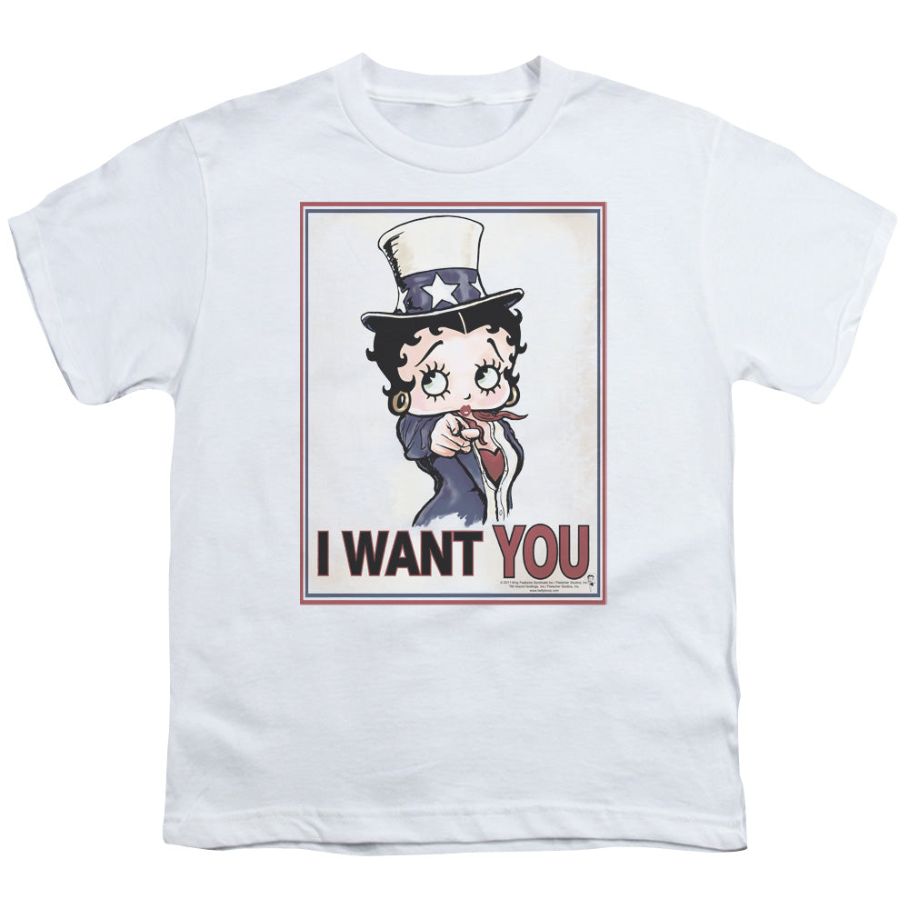 Betty Boop Auntie Boop Licensed Kid's T-Shirt (Ages 4-7) XS-XL