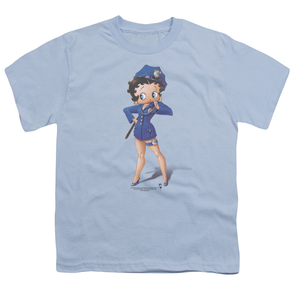 Betty Boop Officer Boop Licensed Kid's T-Shirt (Ages 4-7) XS-XL
