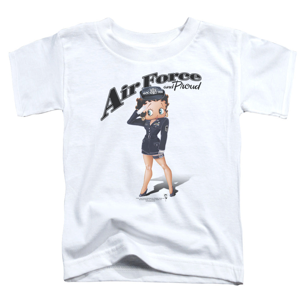 Betty Boop Air Force Boop Licensed Toddler T-Shirt LG-MD (