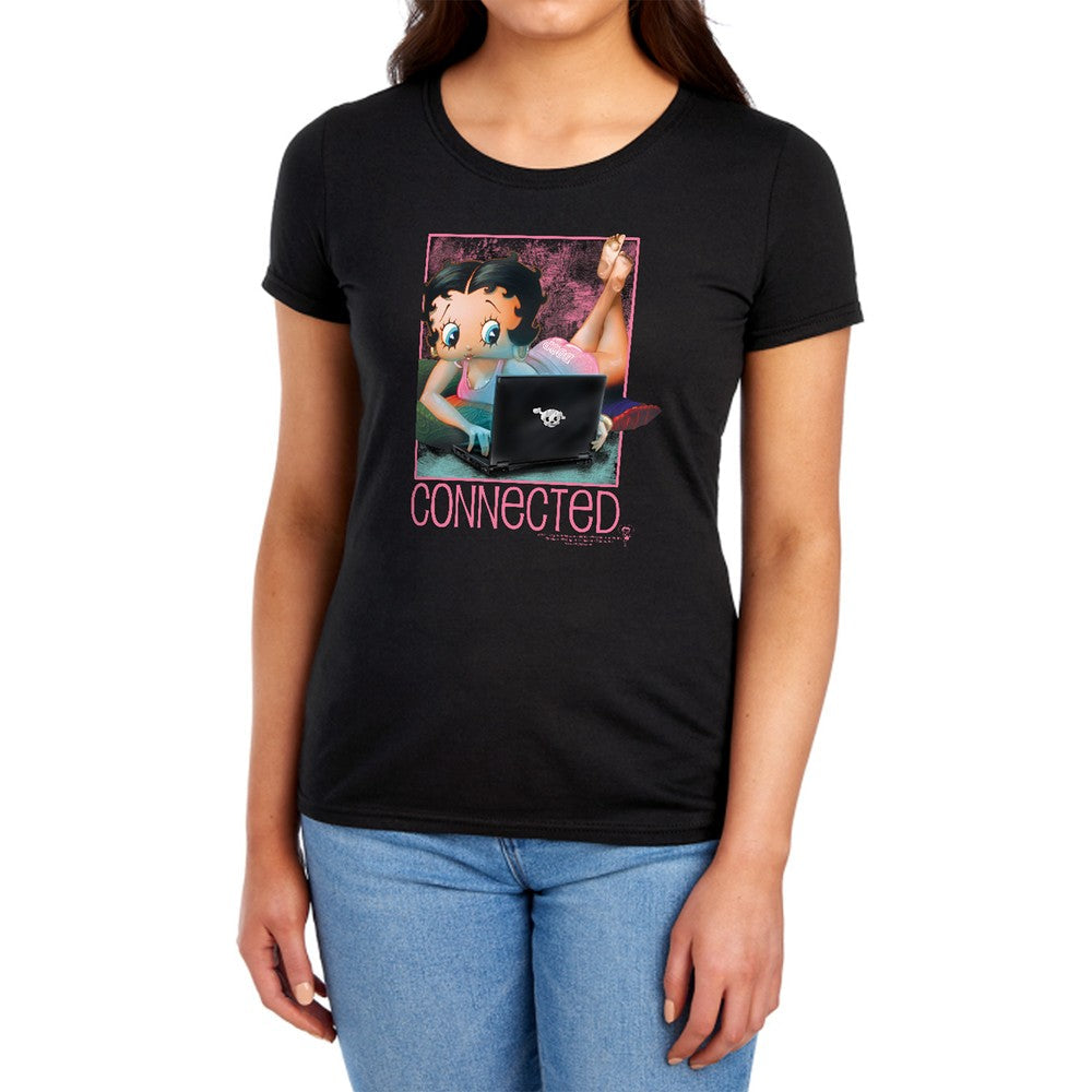 Betty Boop Connected Licensed Women's T-Shirt Regular Fit SM-2X