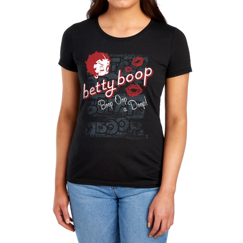 Betty Boop Boop Oop Licensed Women's T-Shirt Regular Fit SM-LG