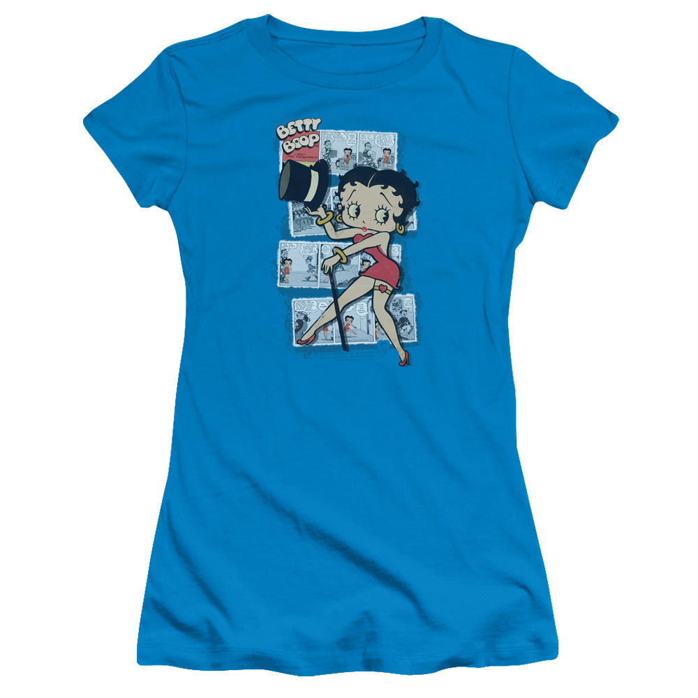 Betty Boop Comic Strip Licensed Women's T-Shirt Juniors SM-XL