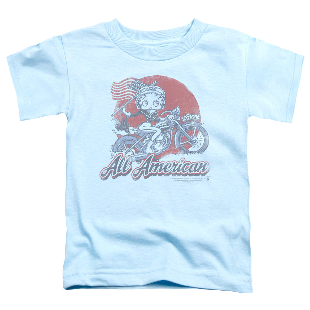 Betty Boop All American Biker Licensed Toddler T-Shirt LG