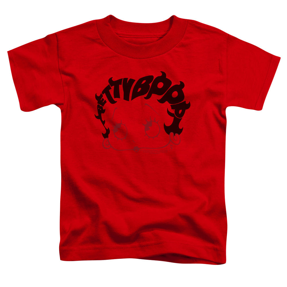 Betty Boop Word Hair Licensed Toddler T-Shirt LG