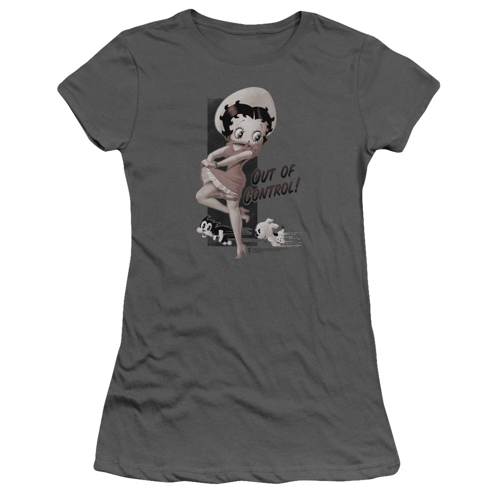 Betty Boop Out Of Control Licensed Women's T-Shirt Juniors SM-2X