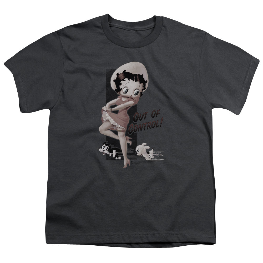 Betty Boop Out Of Control Licensed Kid's T-Shirt (Ages 4-7) XS-XL