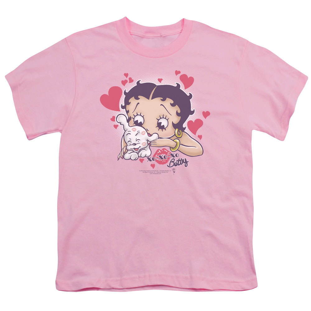 Betty Boop Puppy Love Licensed Kid's T-Shirt (Ages 4-7) XS-XL