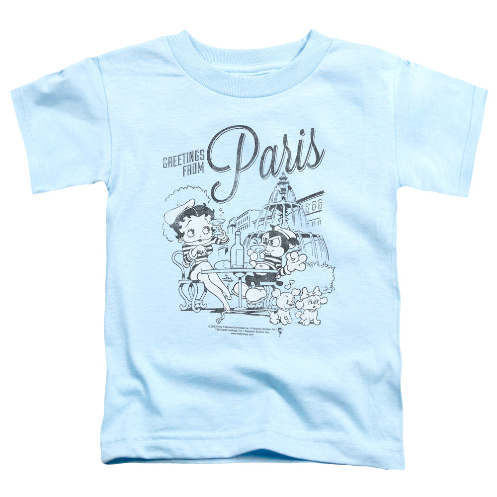 Betty Boop Greetings From Paris Licensed Toddler T-Shirt SM-LG