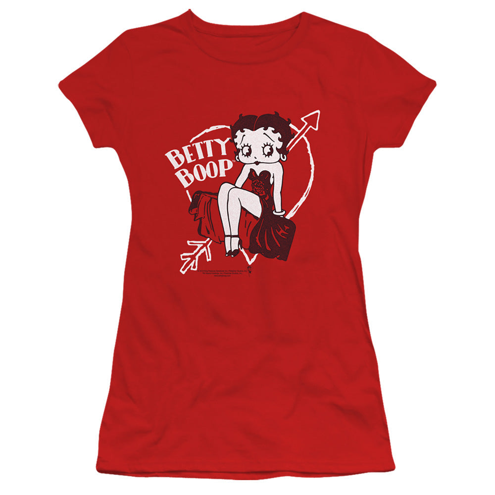 Betty Boop Lover Girl Licensed Women's T-Shirt Juniors SM