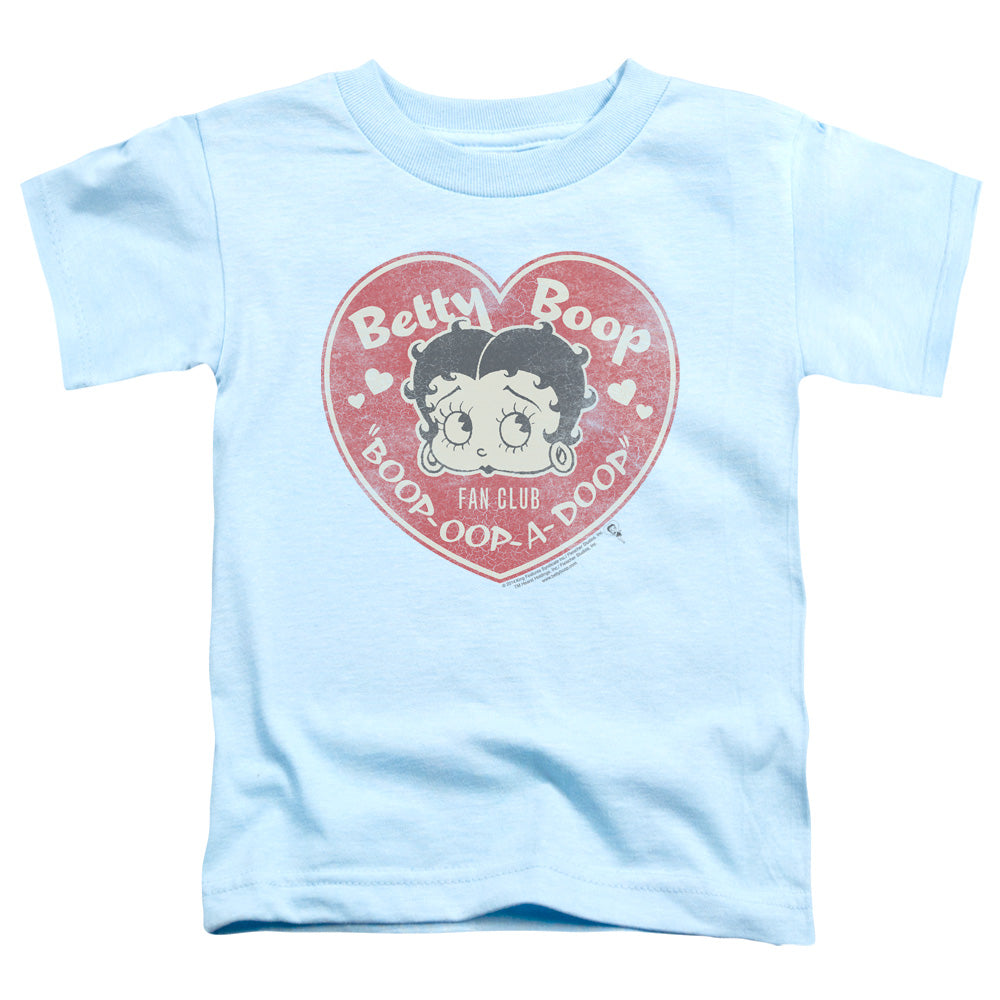 Betty Boop Fan Club Heart Licensed Toddler T-Shirt LG