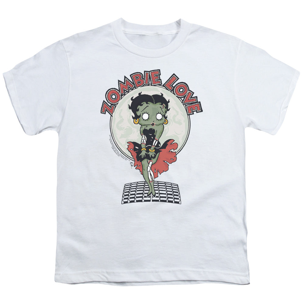 Betty Boop Breezy Zombie Love Licensed Kid's T-Shirt (Ages 4-7) XS-XL