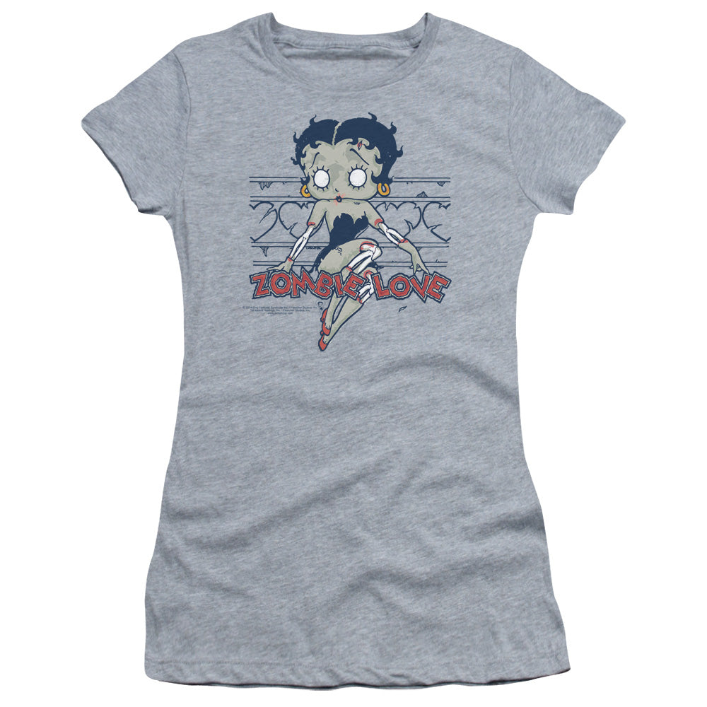 Betty Boop Zombie Pinup Licensed Women's T-Shirt Juniors SM-2X