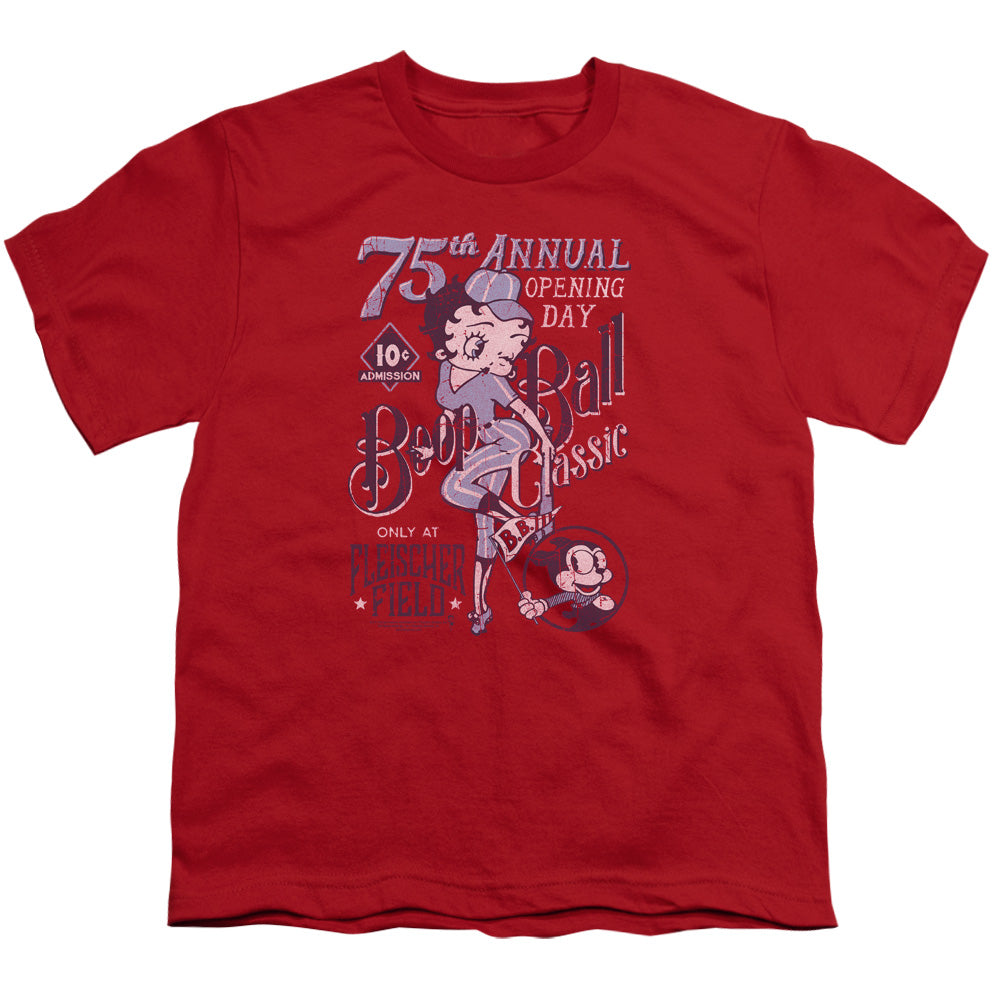 Betty Boop Boop Ball Licensed Kid's T-Shirt (Ages 4-7) XS-XL
